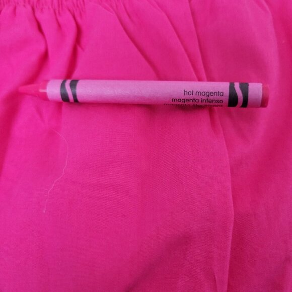 Marisol Crop Top Size XL Fusia Bright Pink Elastic Back Fitted - Picture 10 of 10